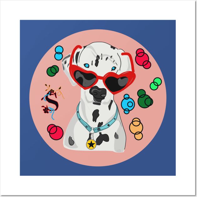 Dalmatian Wall Art by Sshirart